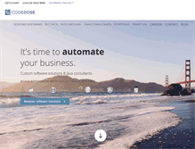 Tablet Screenshot of codedose.com
